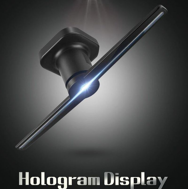 Hologram LED fan